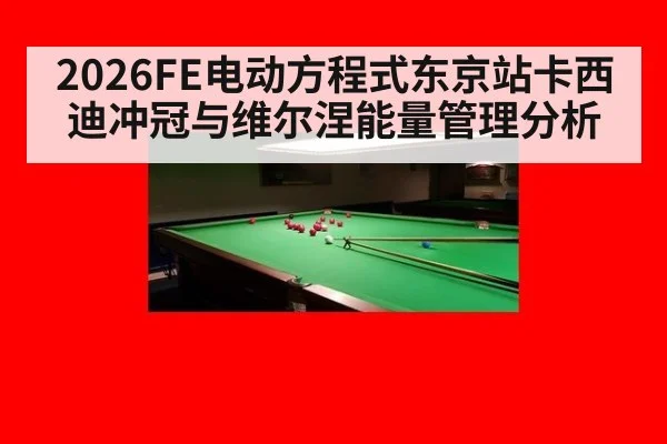 2026FE电动方程式东京站卡西迪冲冠与维尔涅能量管理分析